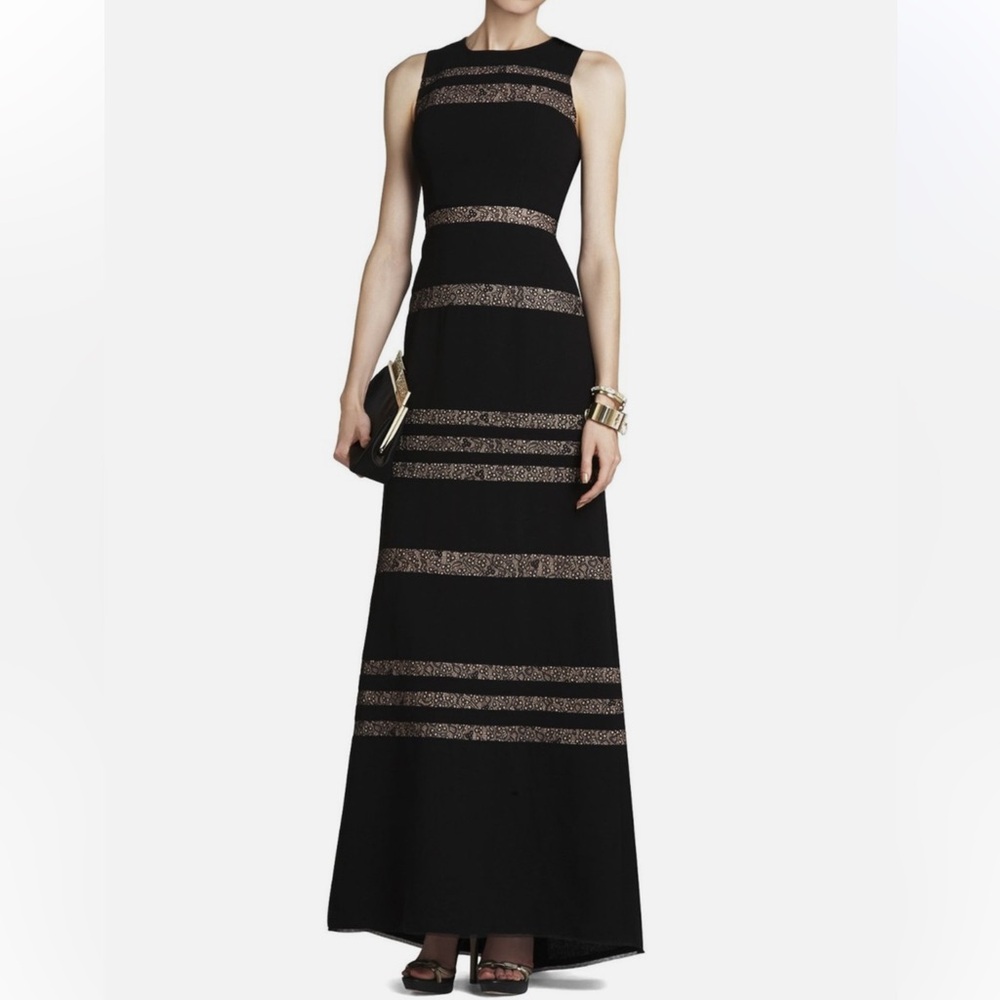 BCBGMaxAzria Katiana Black Lace Dress